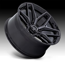 Fuel Flux FC854BT 6-Lug Brushed Black Gray Tint Custom Truck Wheels 2